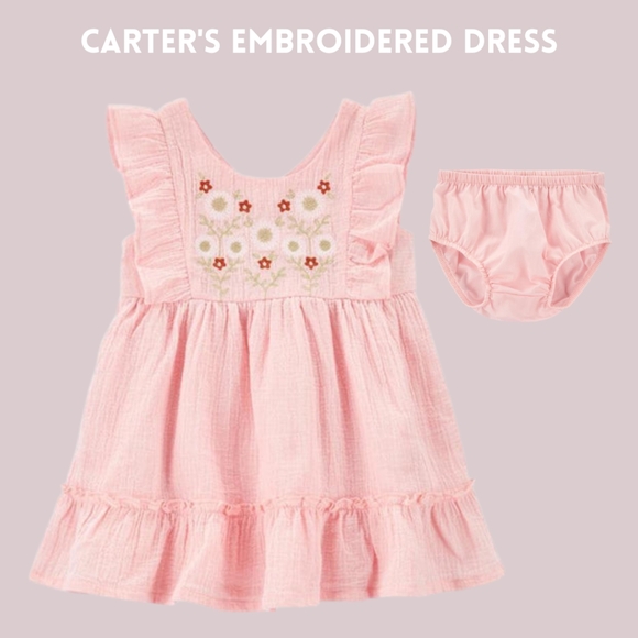 Carter's 3M Summer Fits with Matching Bows and Socks - Picture 2 of 6